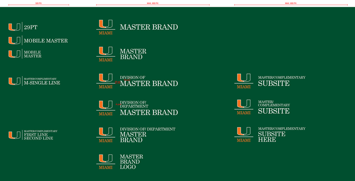 University of Miami Logo Template