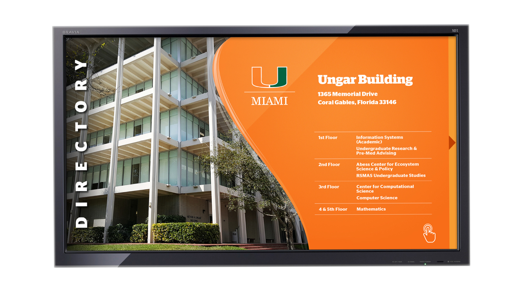 University of Miami Campus Directory Home
